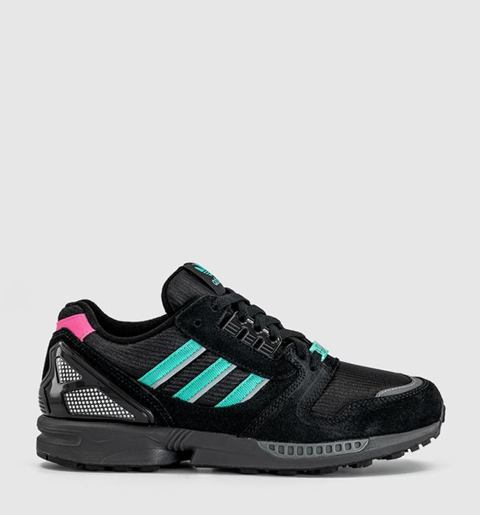 adidas ZX 8000 Os Core Black Flash Aqua Lucid Pink
