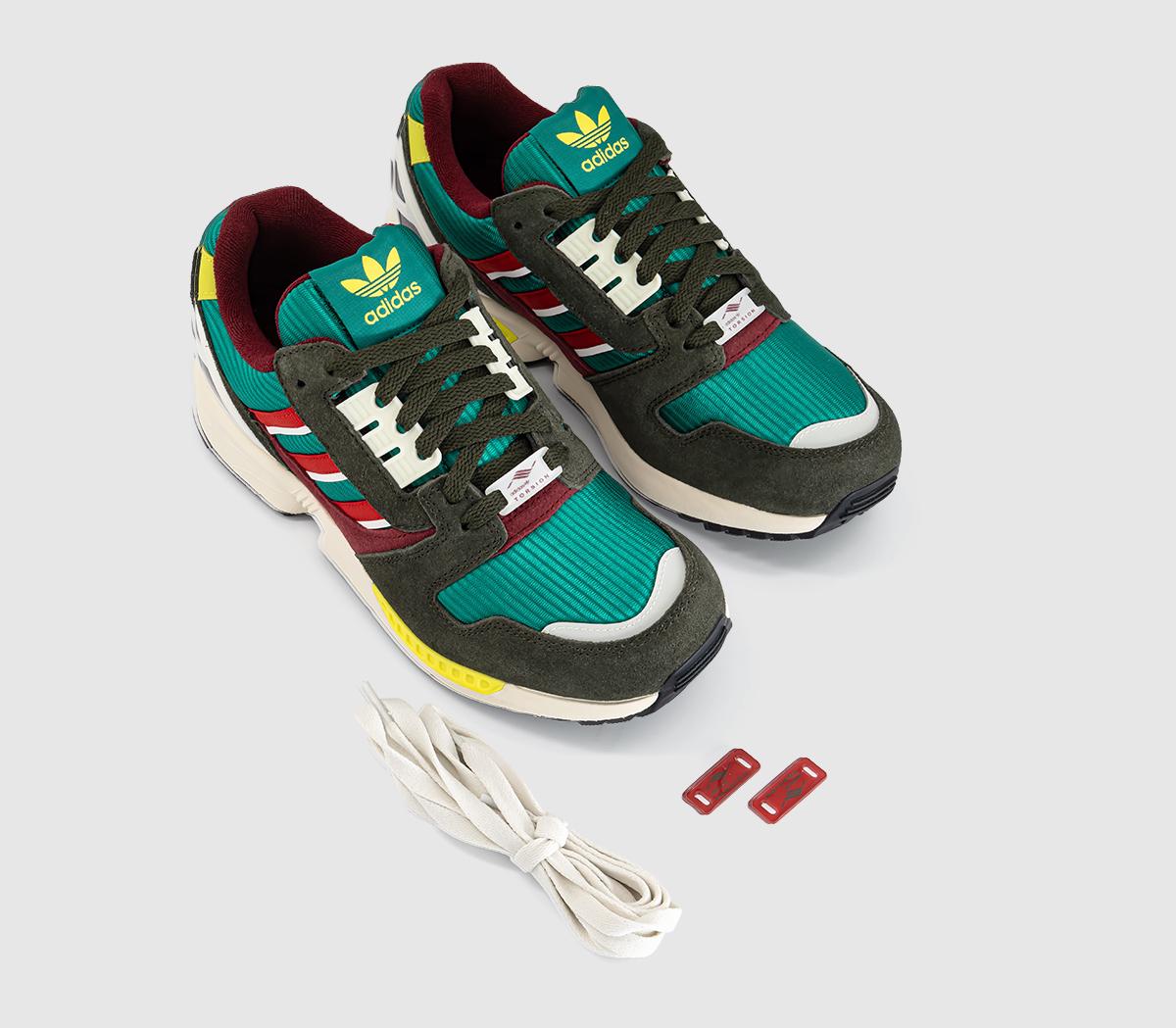 adidas ZX 8000 x OFFSPRING Equipment Green Better Scarlet Cream