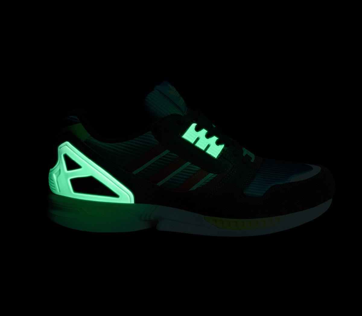 【1022】 adidas ZX 8000 x OFFSPRING Equipment Green Better Scarlet Cream