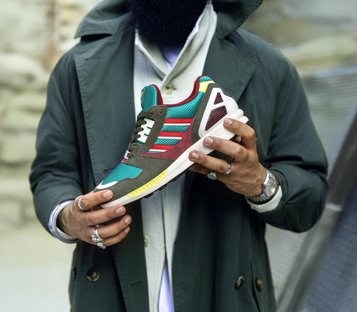 adidasZX 8000 x OFFSPRINGEquipment Green Better Scarlet Cream White