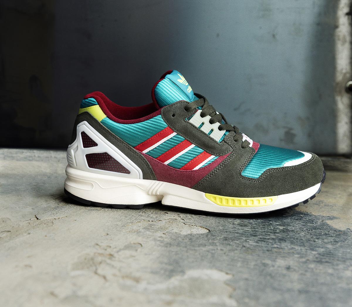 adidasZX 8000 x OFFSPRINGEquipment Green Better Scarlet Cream White