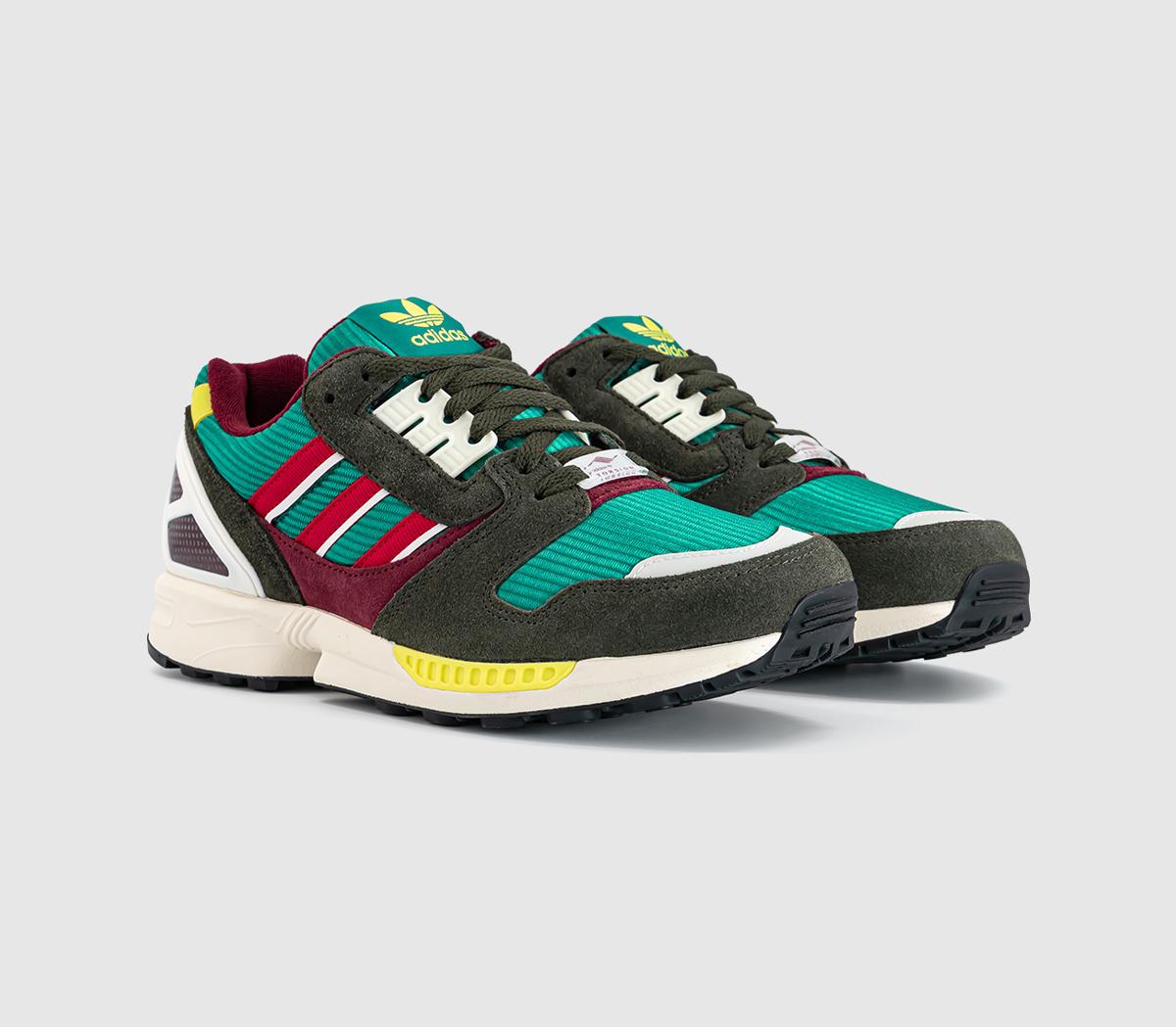 adidas ZX 8000 x OFFSPRING Equipment Green Better Scarlet Cream