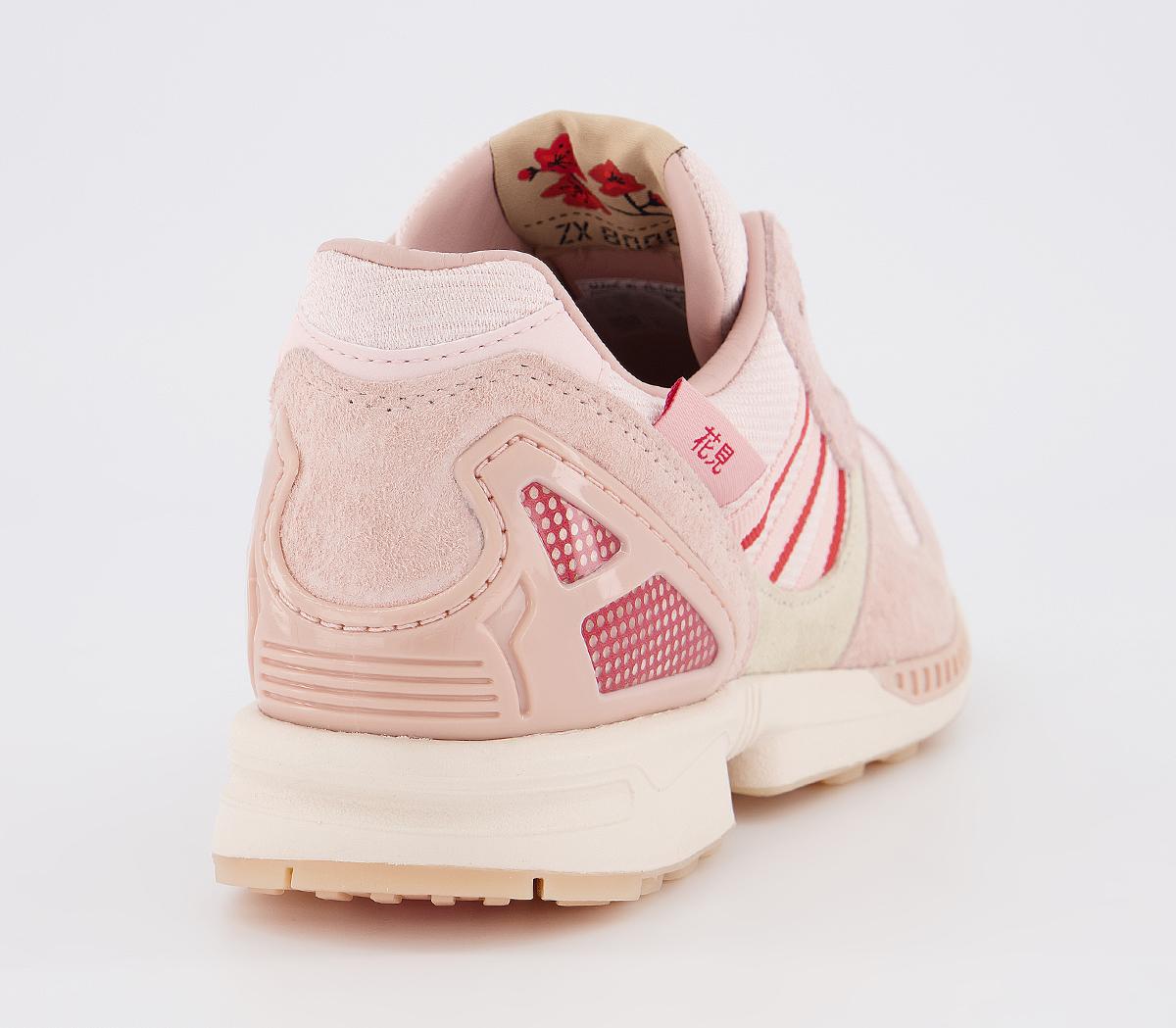 adidas Zx 8000 Trainers Icey Pink Red Vapour Pink - adidas ZX
