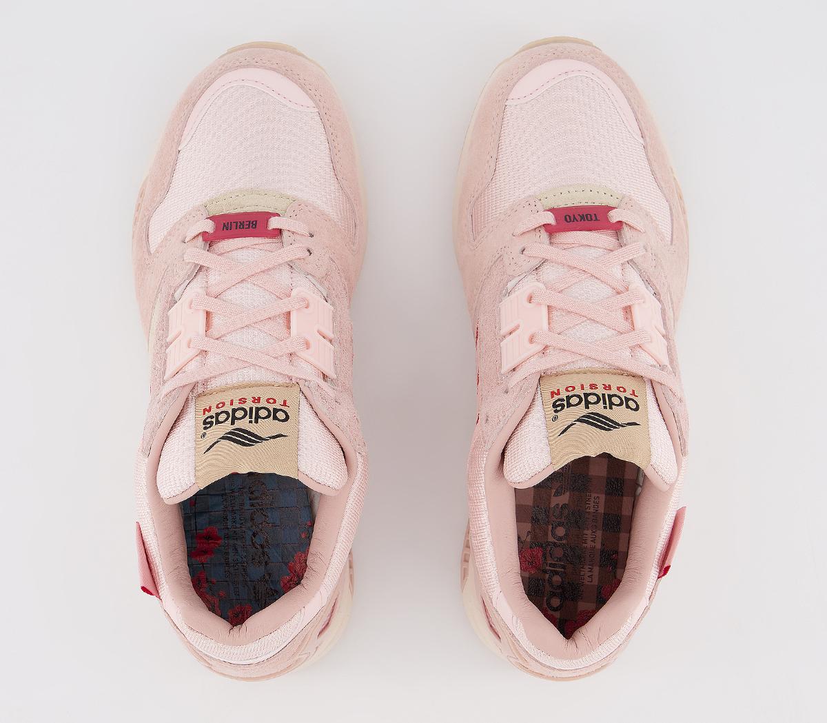 adidas Zx 8000 Trainers Icey Pink Red Vapour Pink - adidas ZX