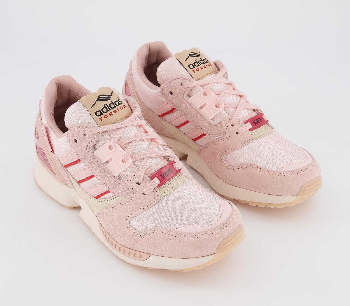 adidas Zx 8000 Trainers Icey Pink Red Vapour Pink - adidas ZX