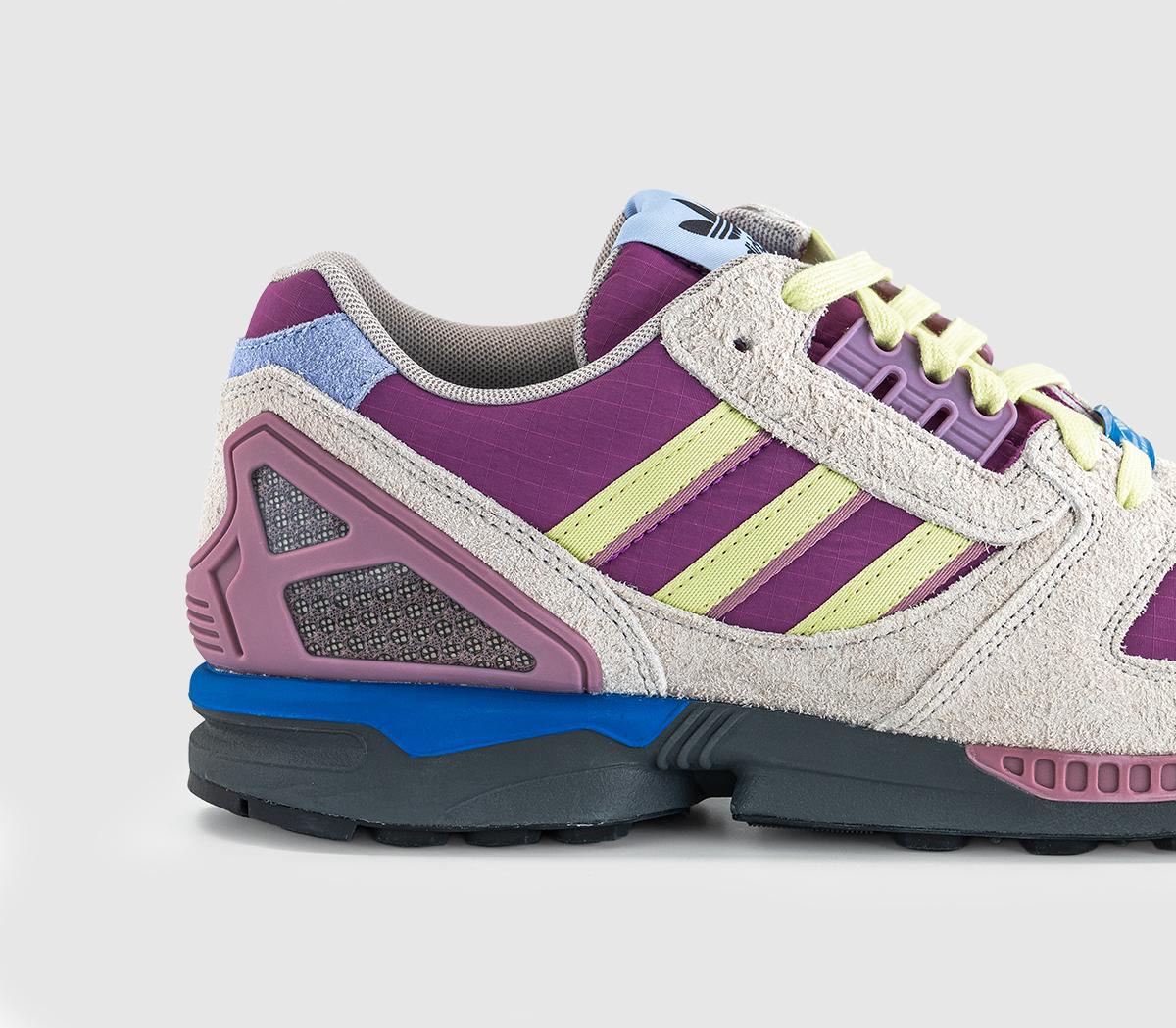 adidasZx 8000 TrainersLucky Pink Yellow Tint Grey