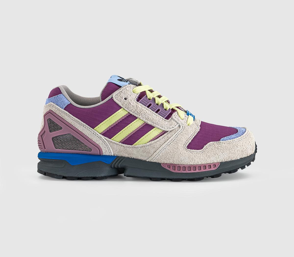 adidasZx 8000 TrainersLucky Pink Yellow Tint Grey