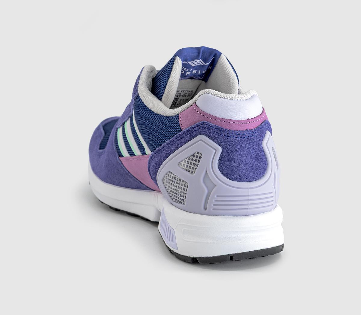 adidas ZX 8000 Trainers Purple Frozen Purple Pulse Mint - Men's