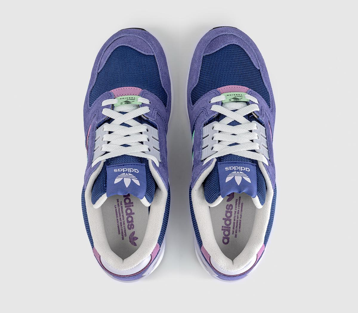 adidas ZX 8000 Trainers Purple Frozen Purple Pulse Mint - Men's