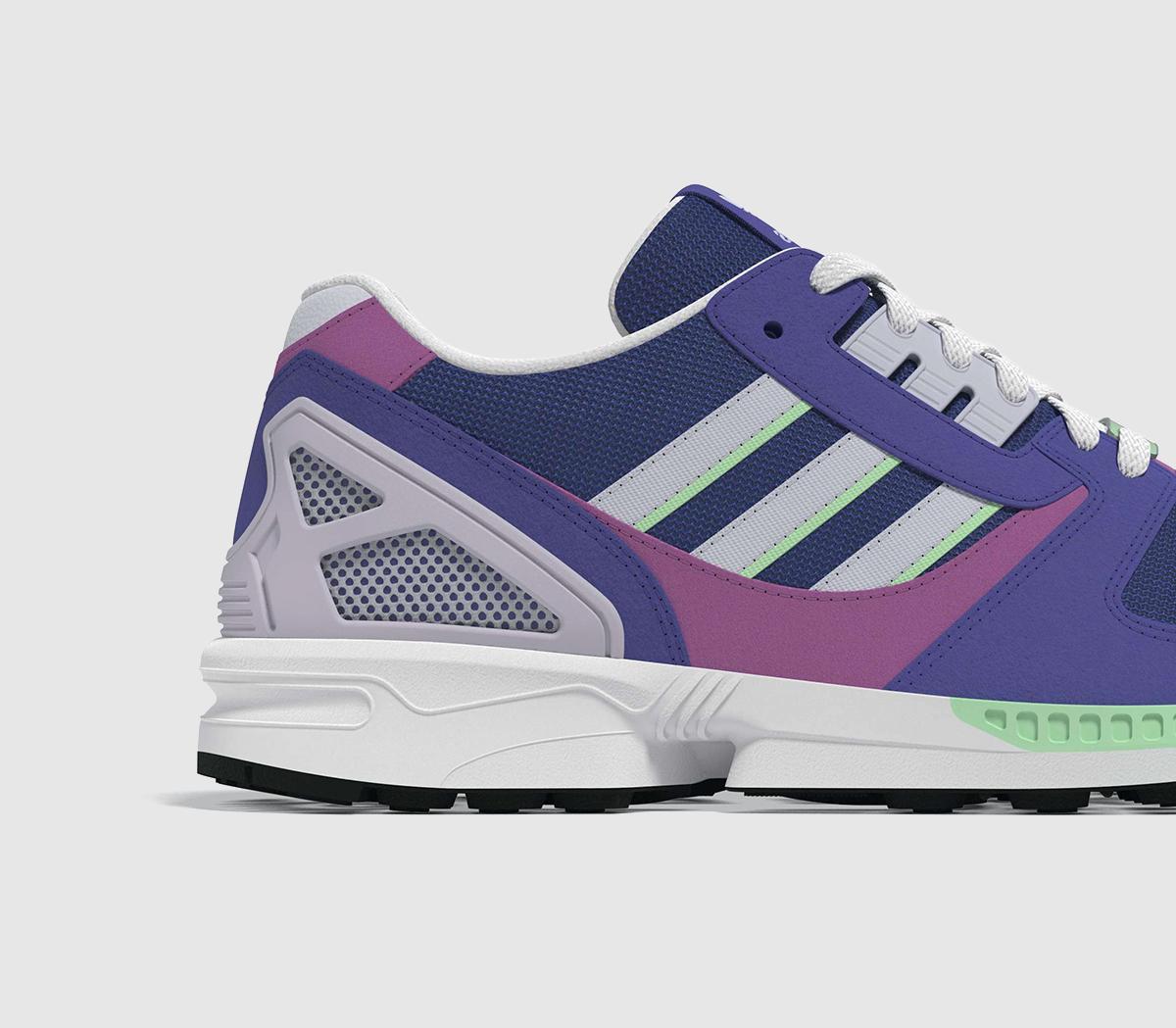 adidasZX 8000 TrainersPurple Frozen Purple Pulse Mint