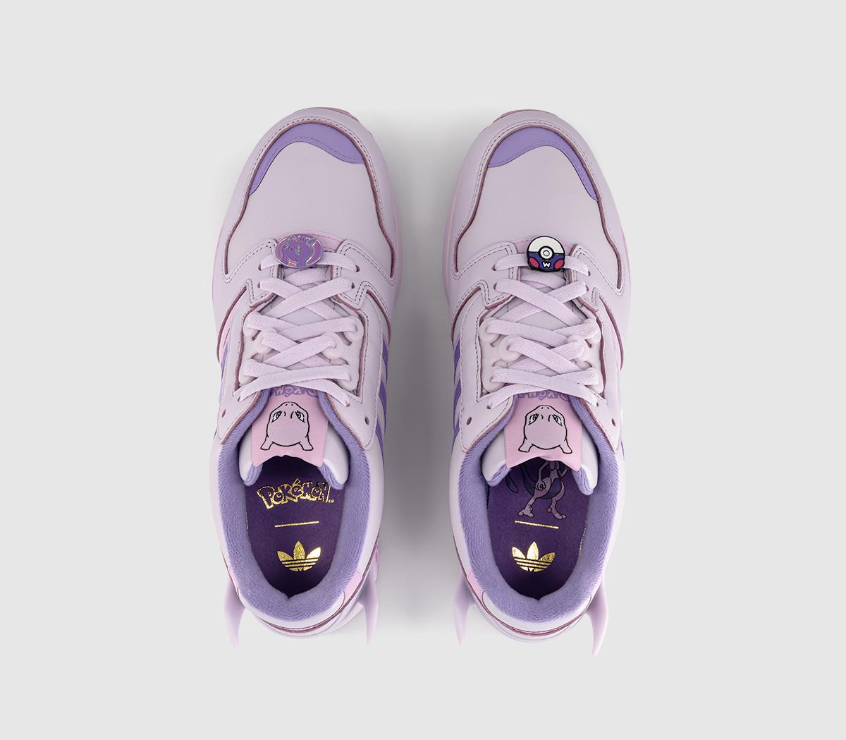 adidasadidas x Pokemon ZX 8000 TrainersPokemon Ice Lavender Violet Fusion Bliss Lilac