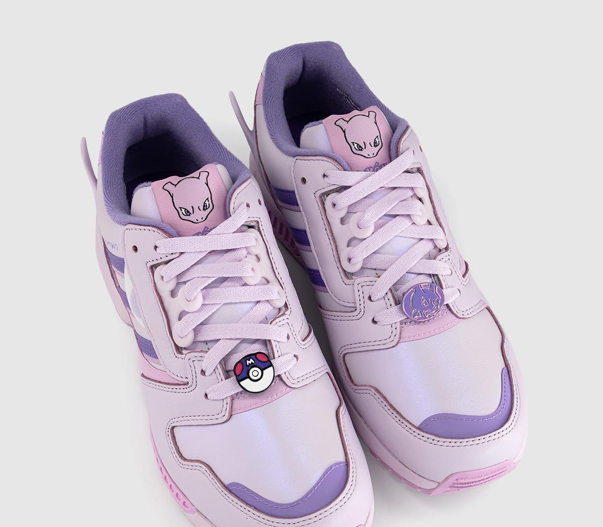 adidasadidas x Pokemon ZX 8000 TrainersPokemon Ice Lavender Violet Fusion Bliss Lilac