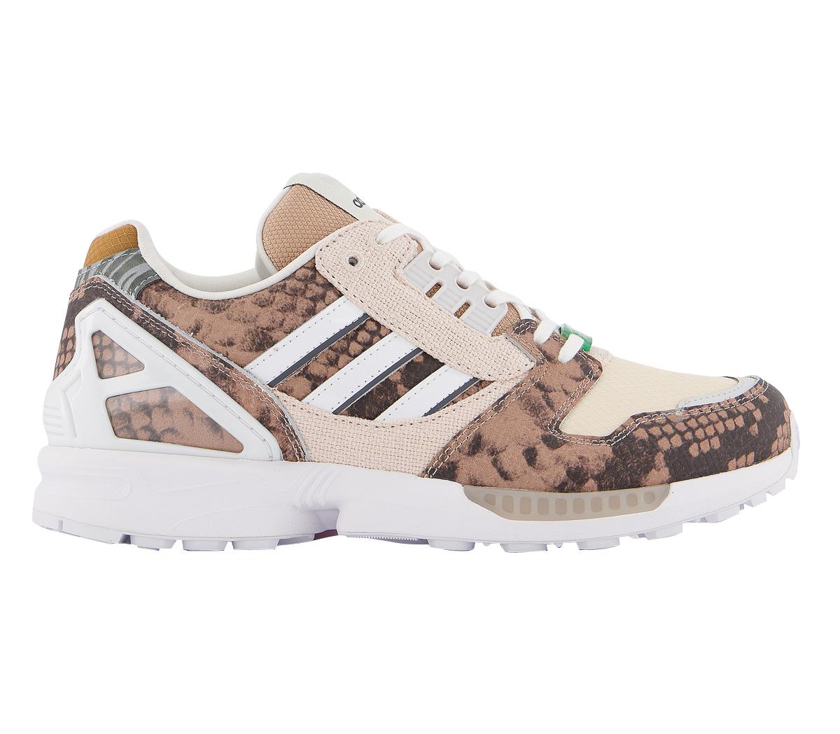 adidasZx 8000 TrainersPale Nude Chalk White Solar Red