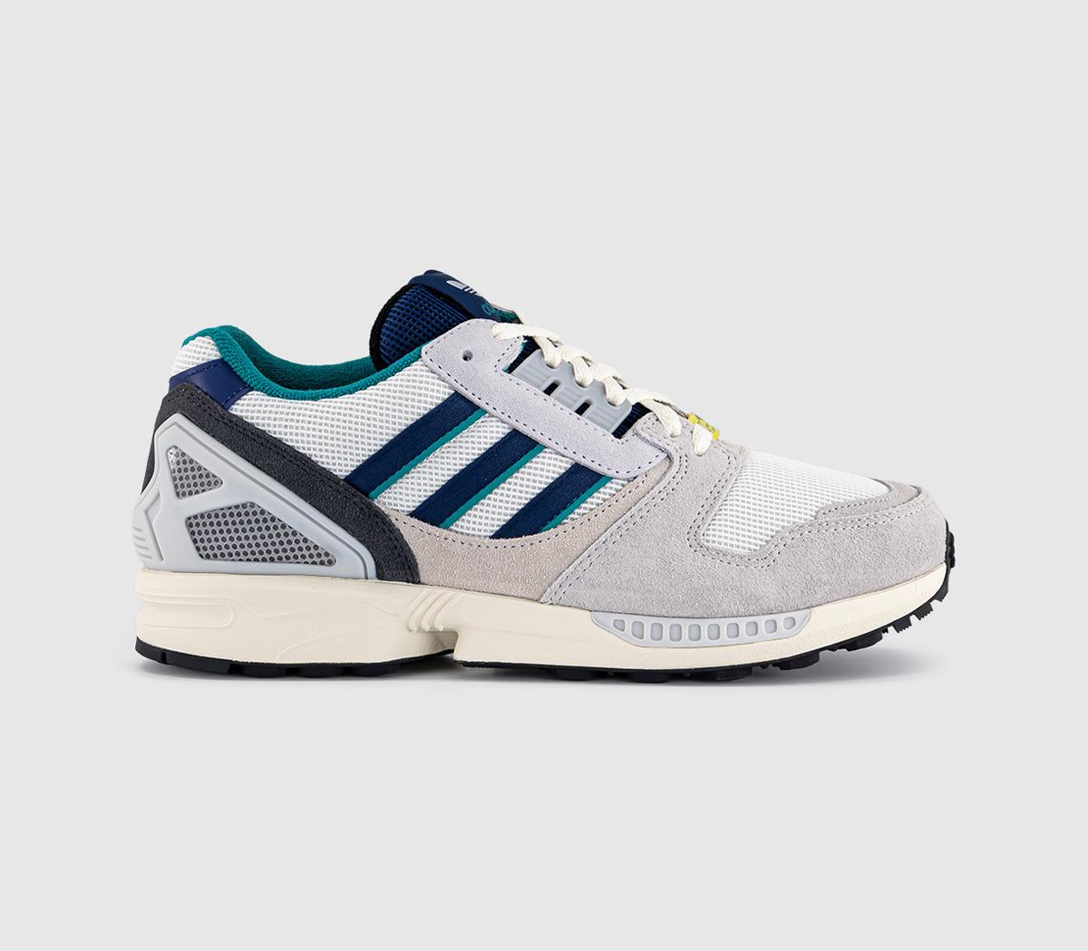 adidasZX8000 TrainersMetallic Dark Blue Power Green