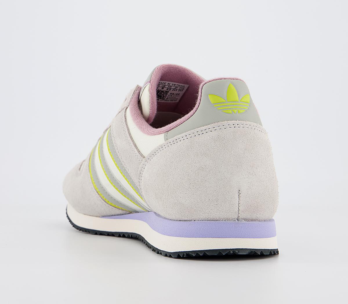 adidas Race Walk Trainers adidas Race Walk Trainers Crystal White Metal Grey Crystal White