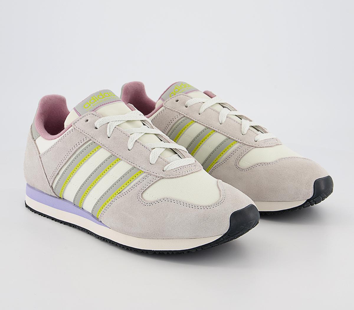 adidas Race Walk Trainers adidas Race Walk Trainers Crystal White Metal Grey Crystal White