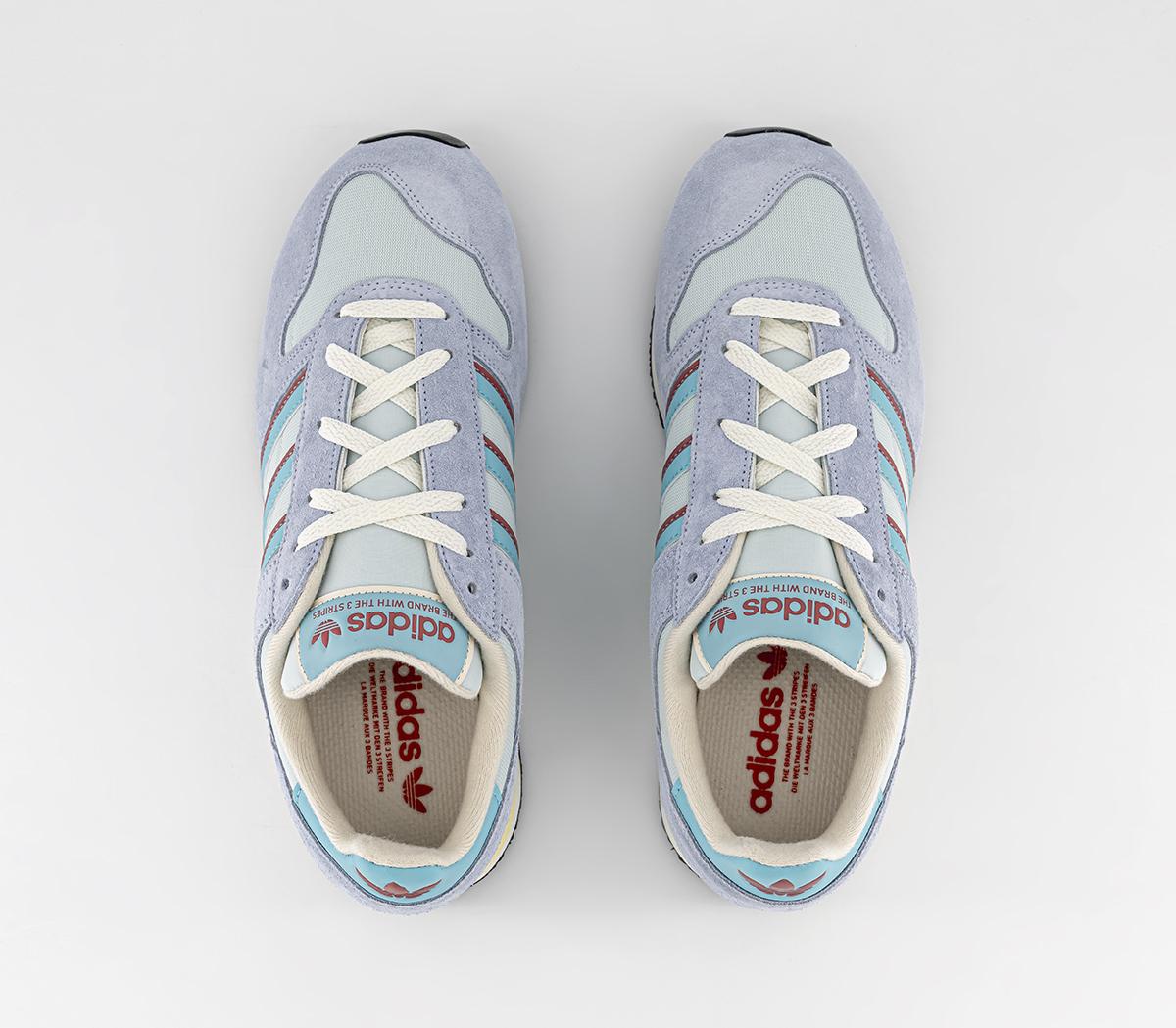 adidas Race Walk Trainers Almost Blue Almost Blue Yellow - Men's Trainers