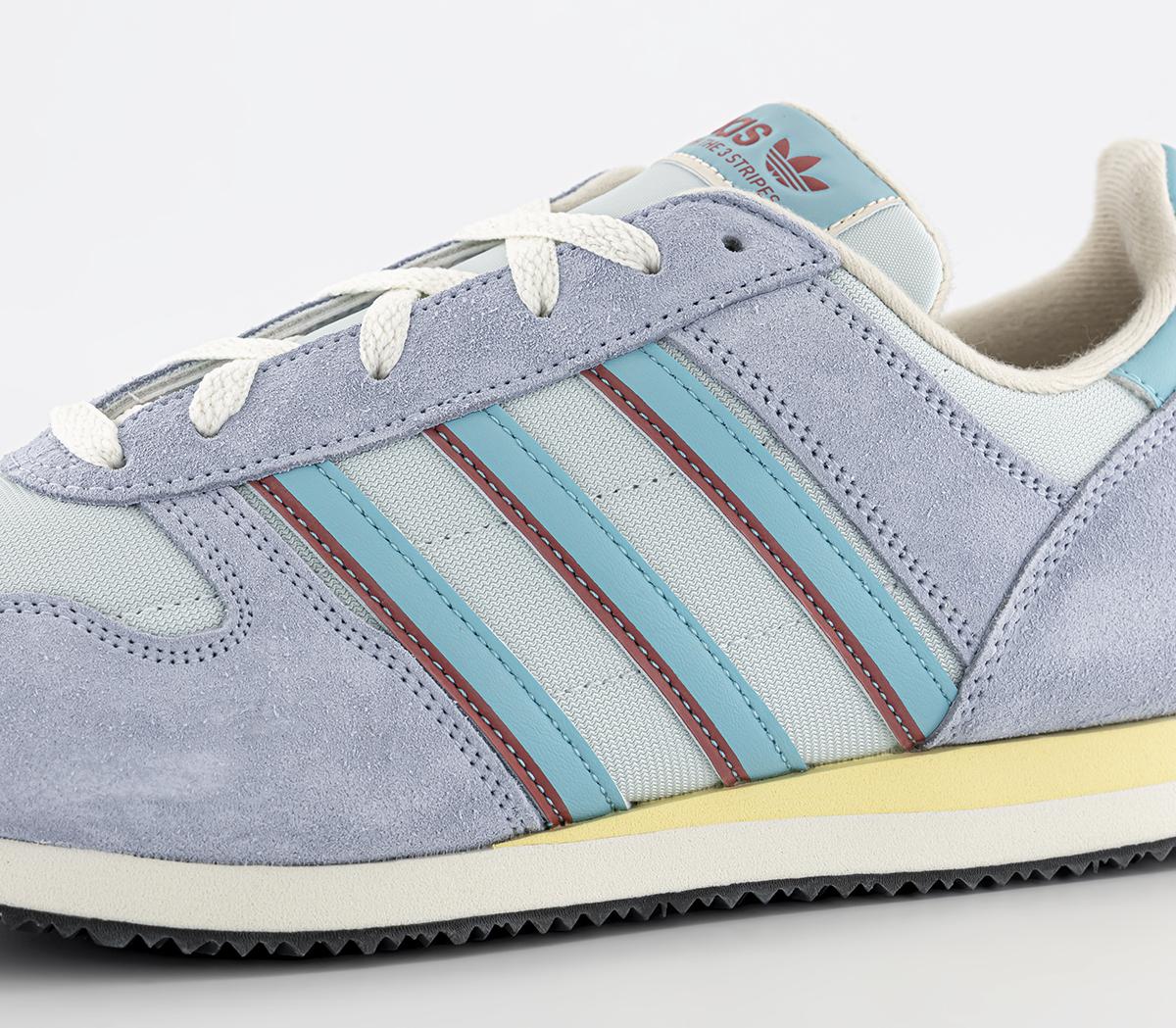 adidas Race Walk Trainers Almost Blue Almost Blue Yellow - Men's Trainers