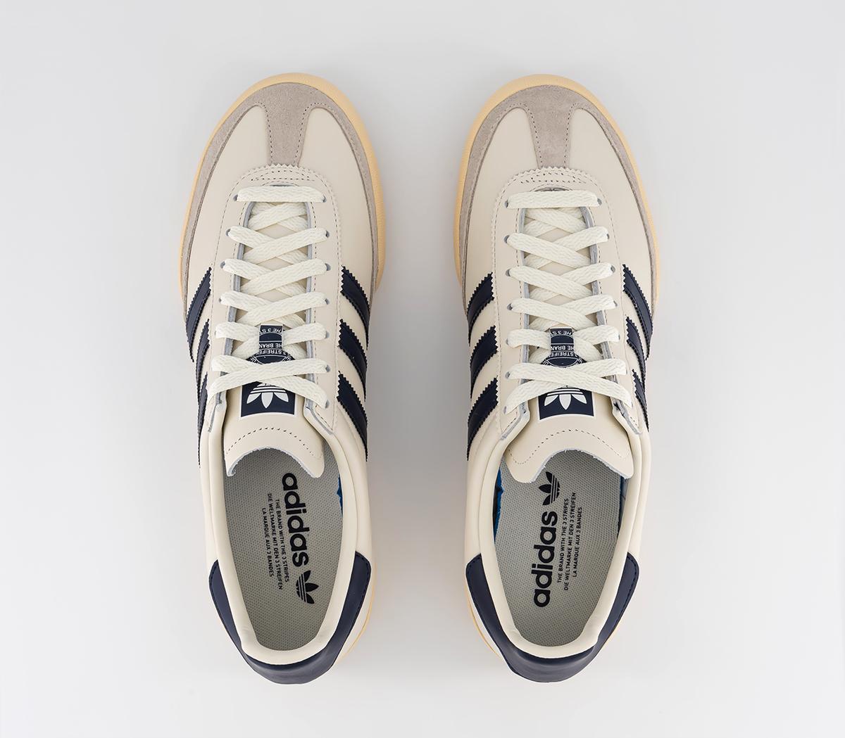 adidas Jeans Trainers Chalk White Sand Strata Legend Ink Men's Trainers