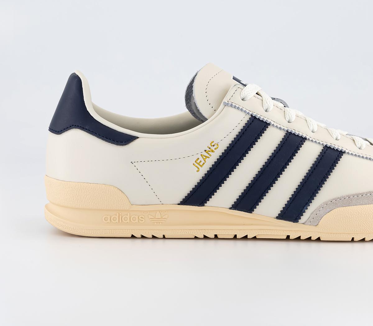 adidas Jeans Trainers Chalk White Sand Strata Legend Ink Men's Trainers