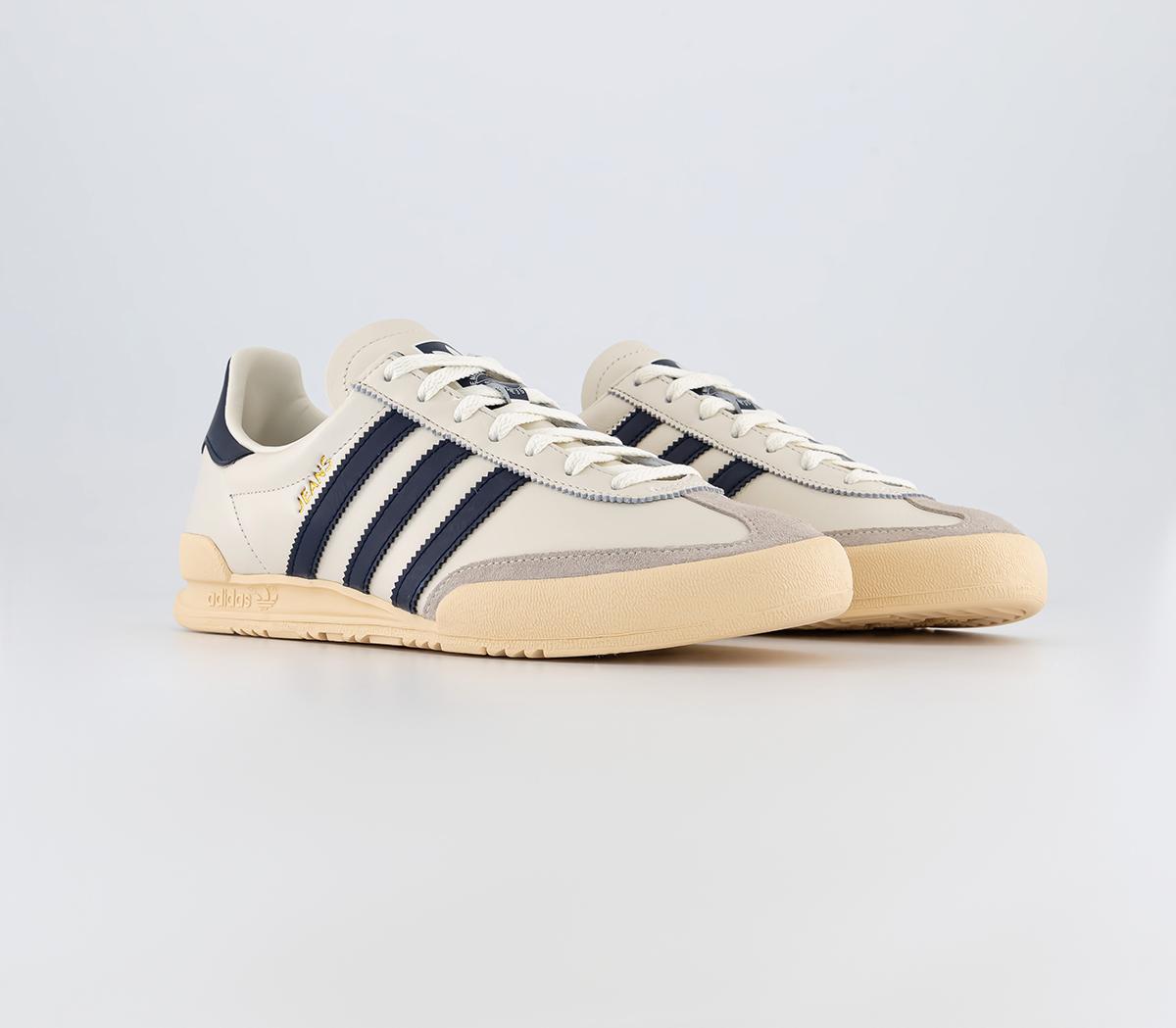 adidas Jeans Trainers Chalk White Sand Strata Legend Ink Men's Trainers