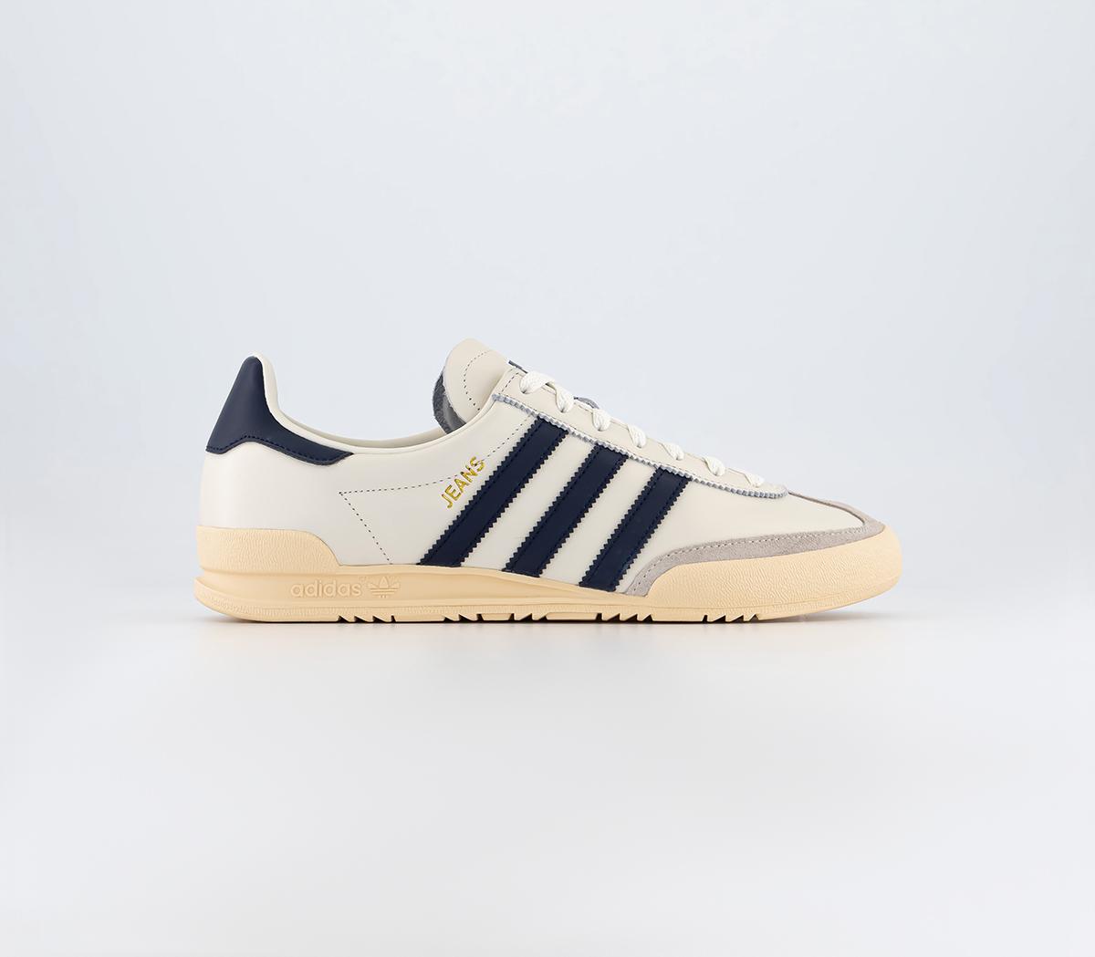 Adidas jeans navy store white