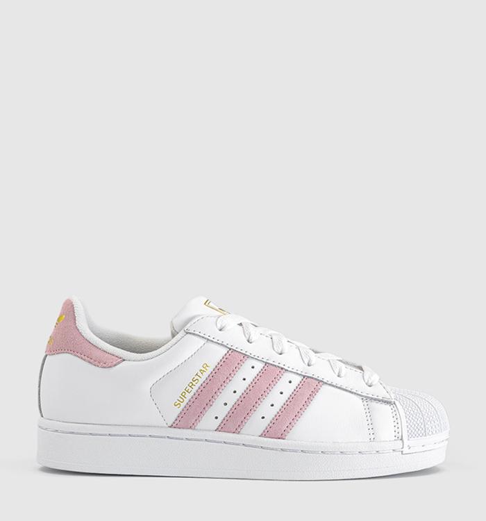 adidas Superstar II Trainers White Clear Pink White