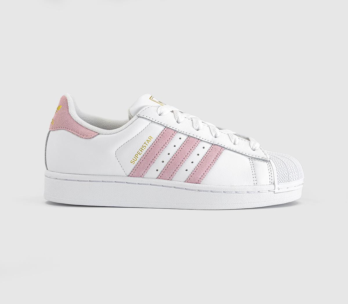 Adidas Superstar Ii Trainers Clear Pink White in Women's Size 8.5, Office Shoes