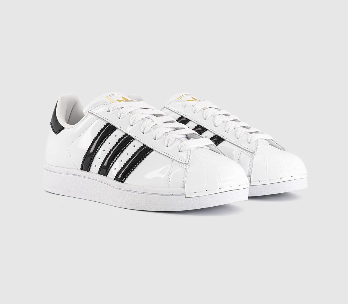 adidasSuperstar II TrainersWhite Black Patent