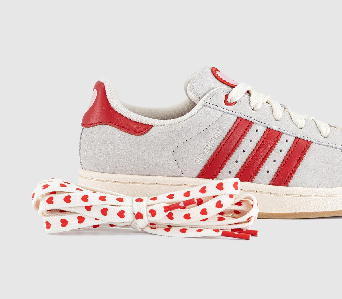 adidasSuperstar II TrainersCream White Better Scarlet Sandy Pink
