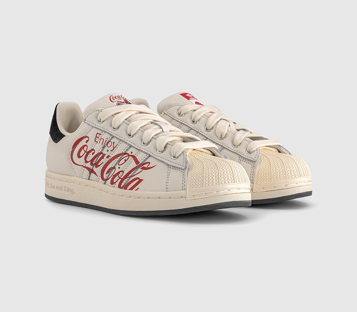 adidasSuperstar II TrainersCoca Cola White Black Cream White