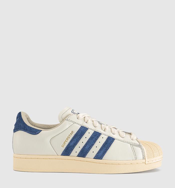 adidas Superstar II Trainers Off White Victory Blue Warm Vanilla