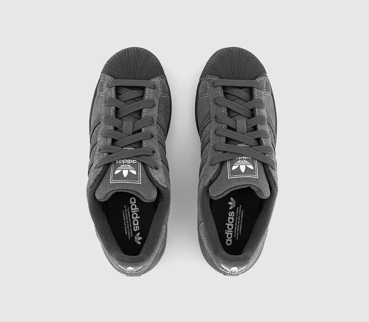 adidasSuperstar II TrainersCharcoal Grey Black