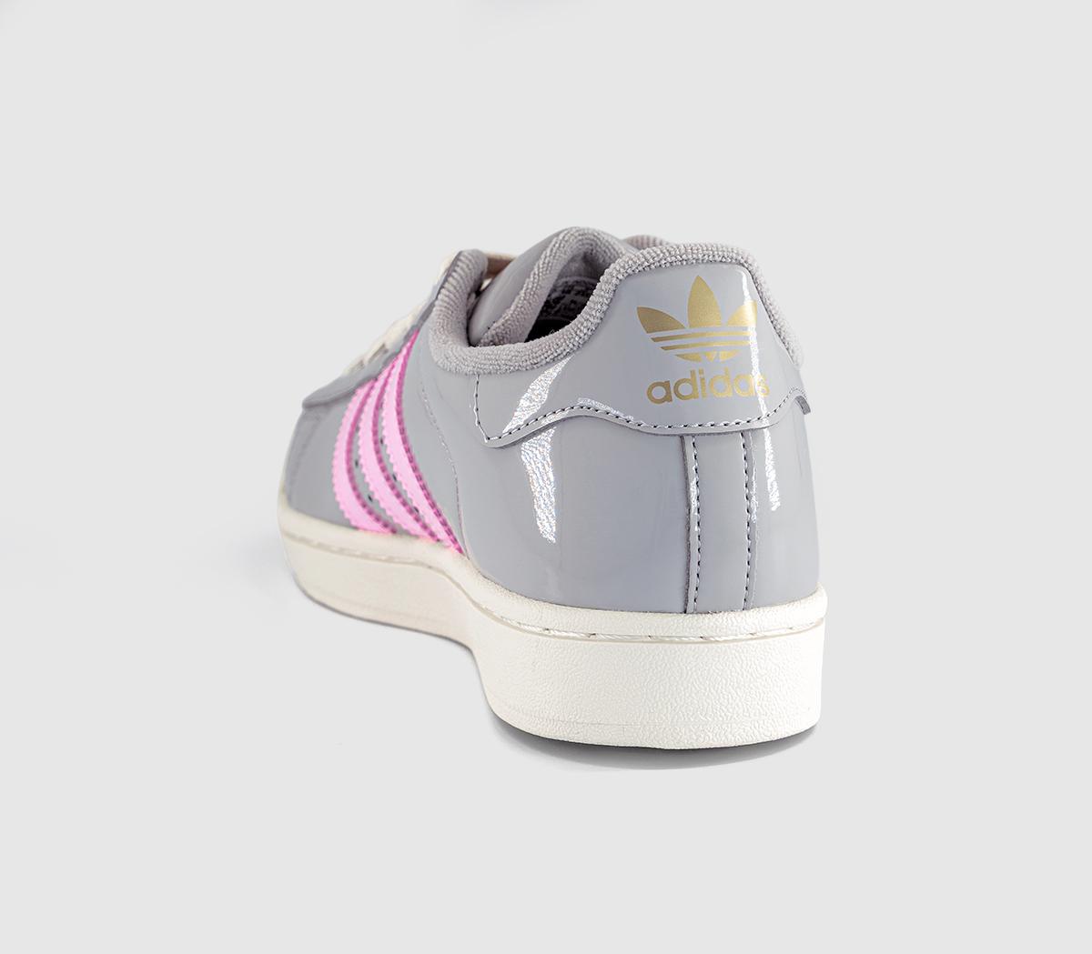adidasSuperstar II TrainersGrey Clear Pink Offwhite