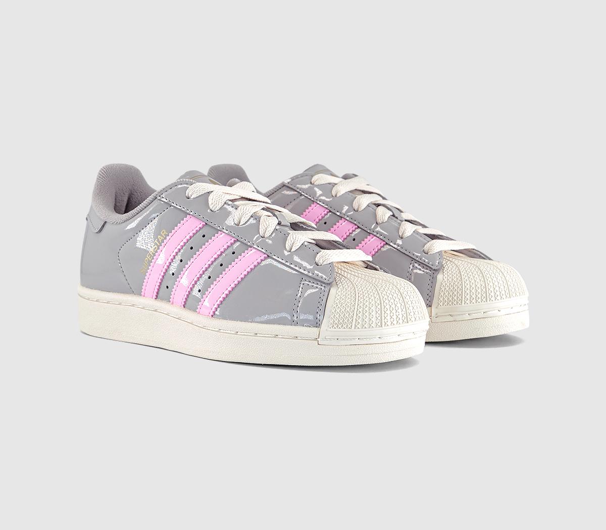 adidasSuperstar II TrainersGrey Clear Pink Offwhite
