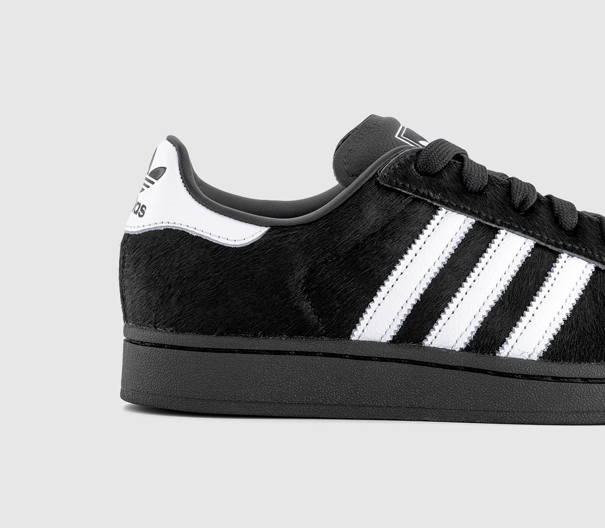 adidasSuperstar II TrainersCore Black White Black Pony