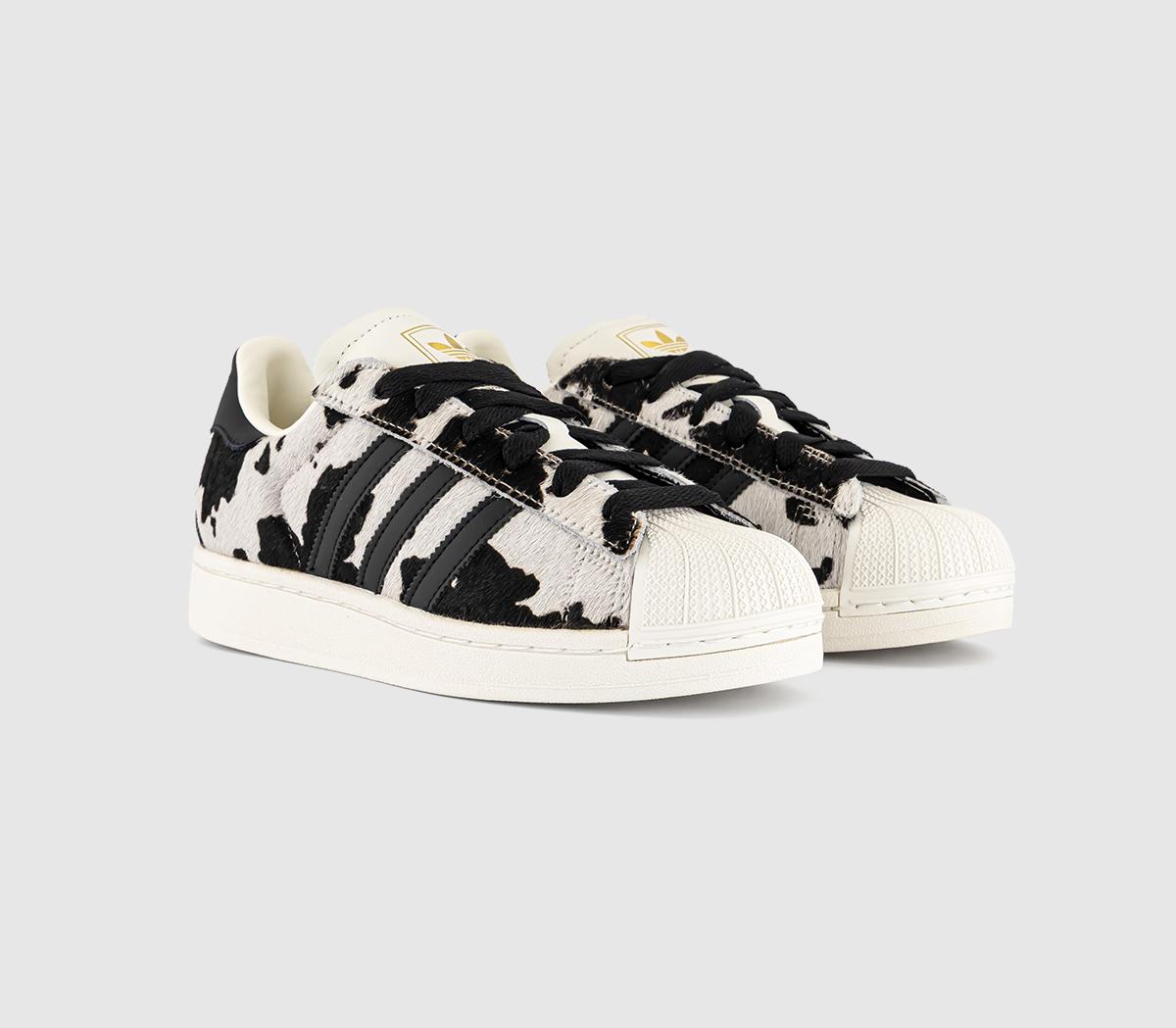 adidasSuperstar II TrainersCow Black Green