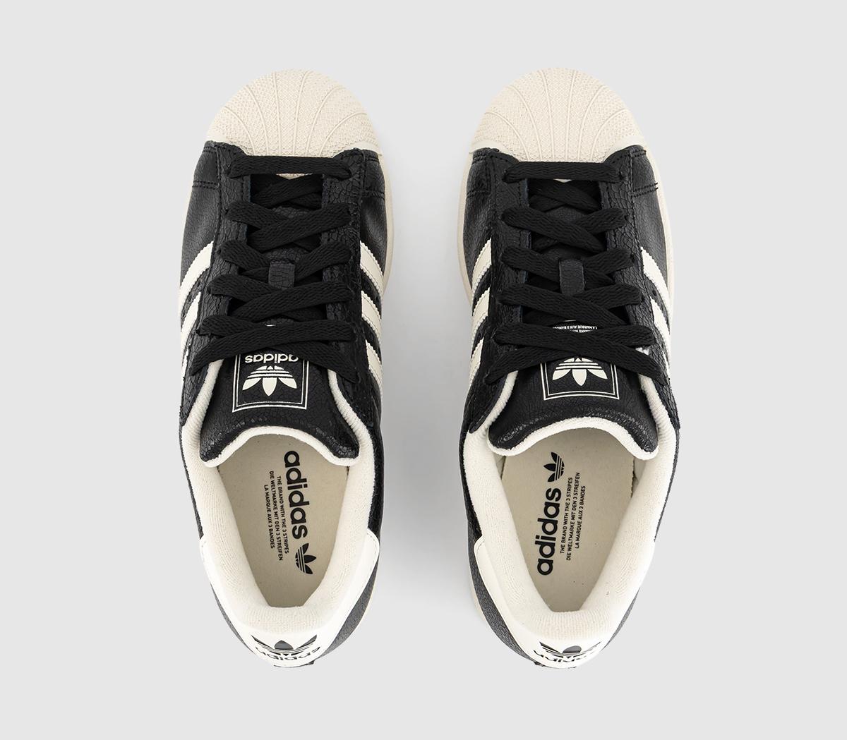 adidas Superstar II Trainers Black Offwhite Black - Women's Trainers