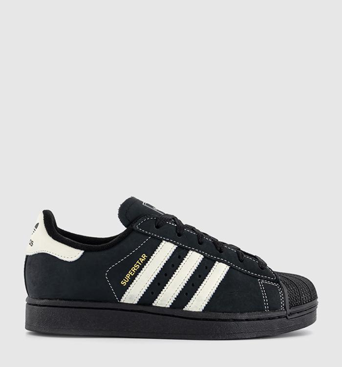 adidas Superstar II Trainers Black Cream