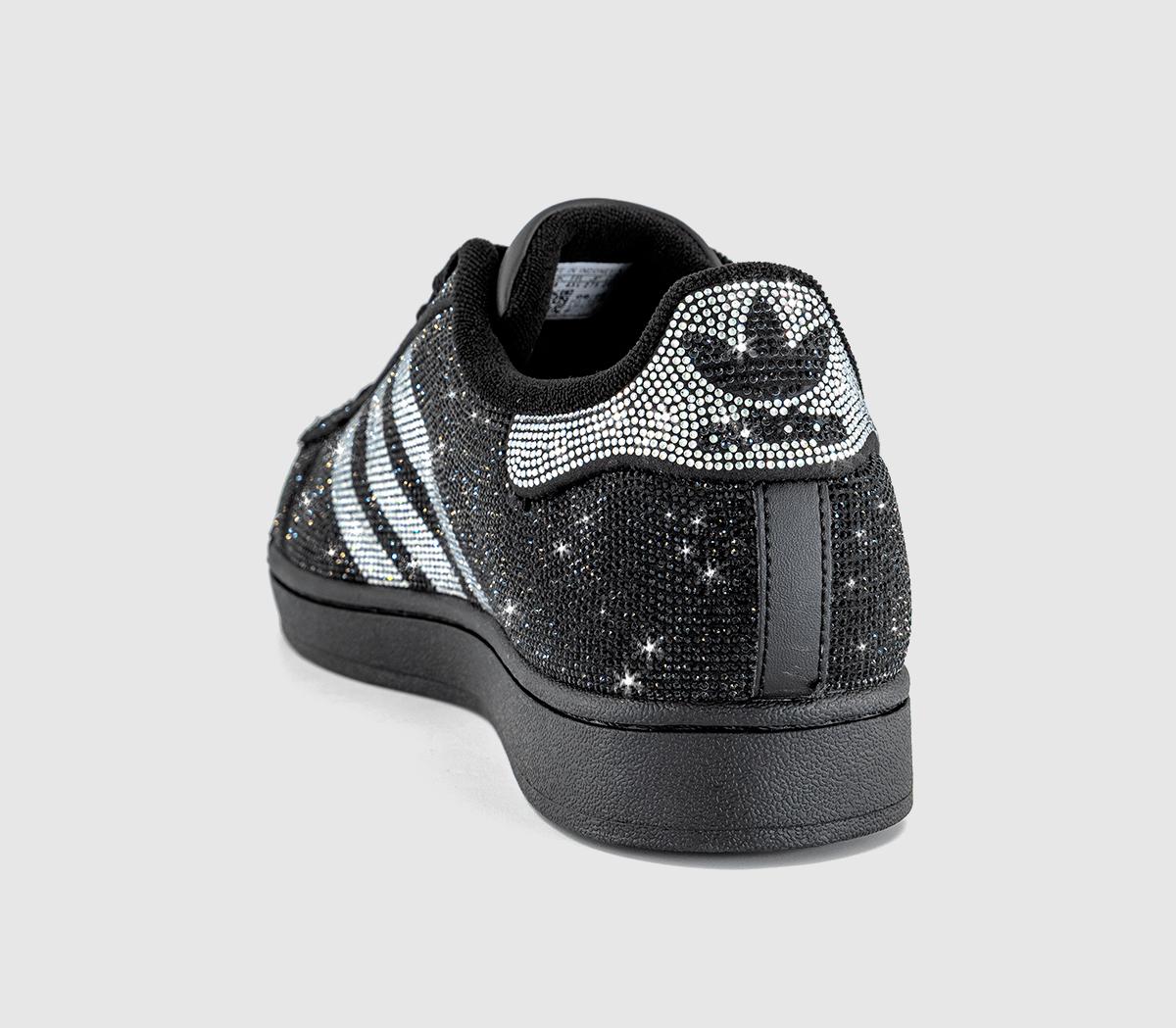 adidasSuperstar II TrainersCrystal Black Silver Off White