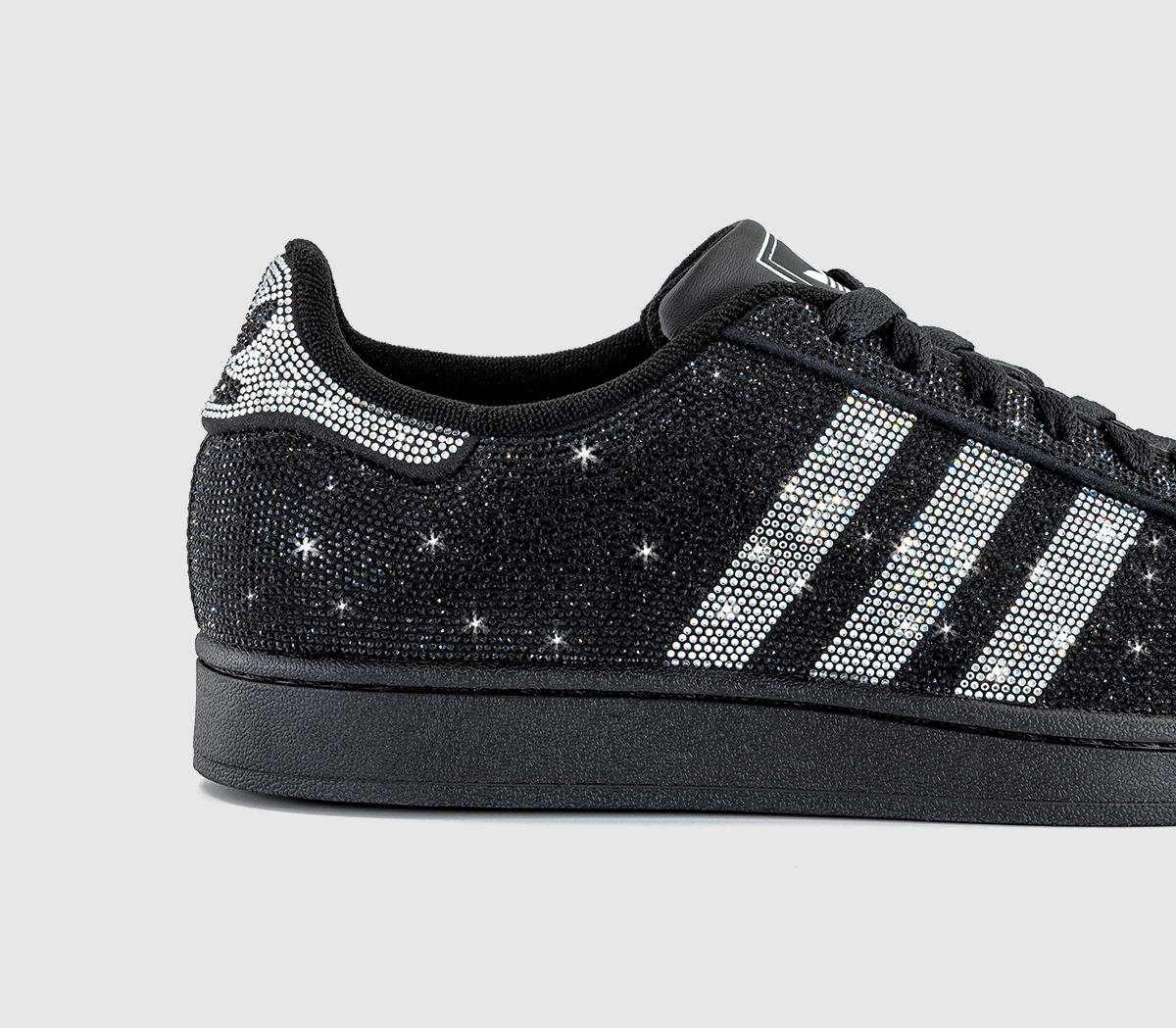 adidasSuperstar II TrainersCrystal Black Silver Off White