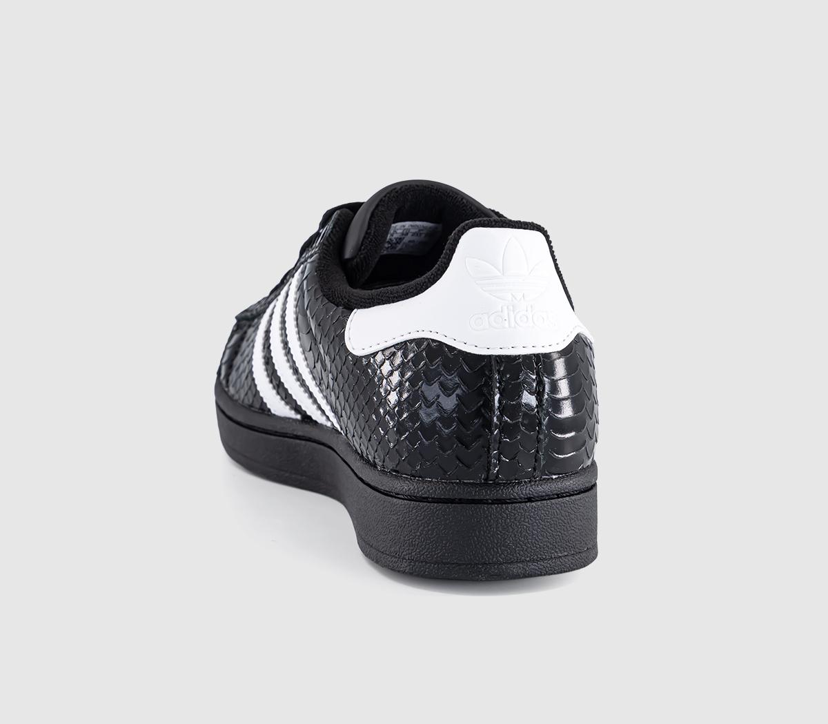 adidasSuperstar II TrainersSnake Black White Black