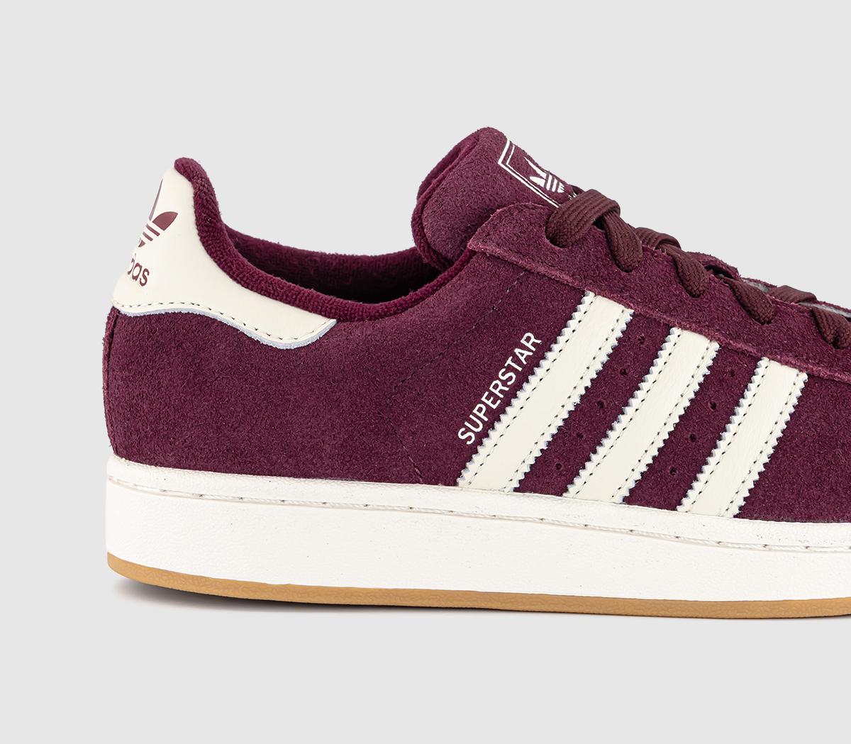 adidasSuperstar II Trainers adidasSuperstar II TrainersBurgundy