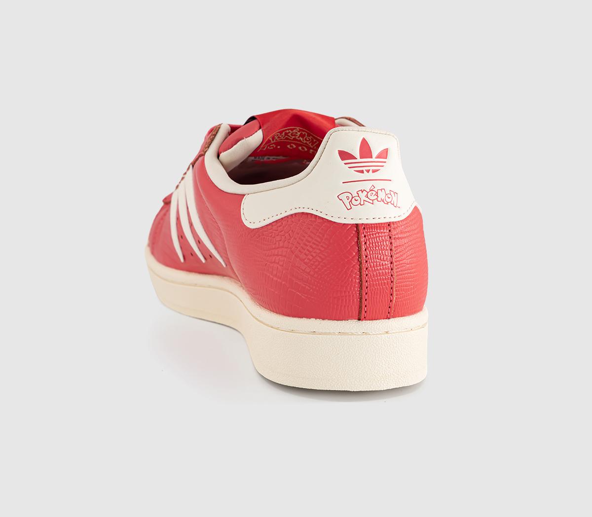 adidasAdidas X Pokemon Superstar II TrainersPokemon Preloved Scarlet Cream White