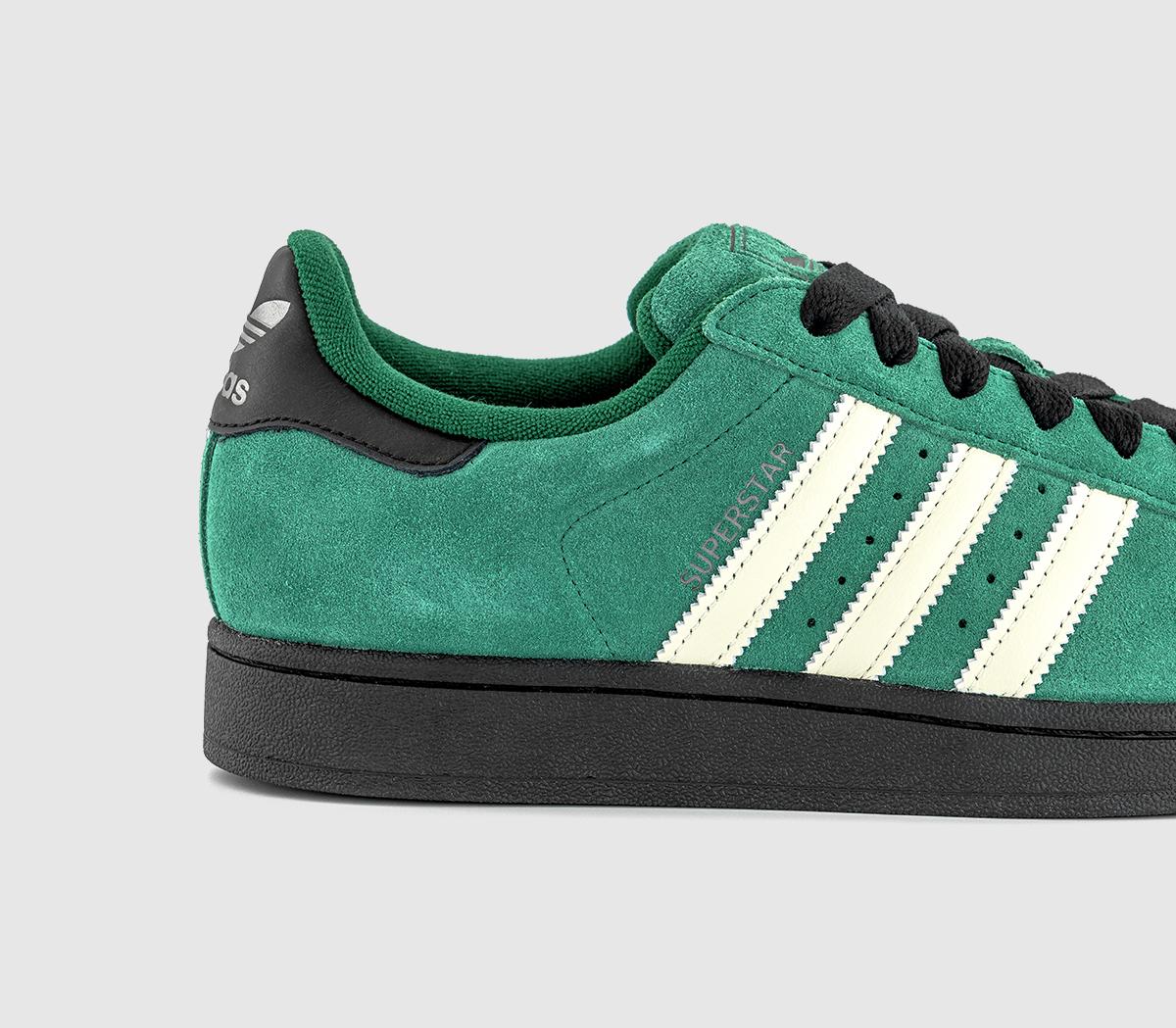 adidasSuperstar Ii TrainersCollegiate Green Cream White Black