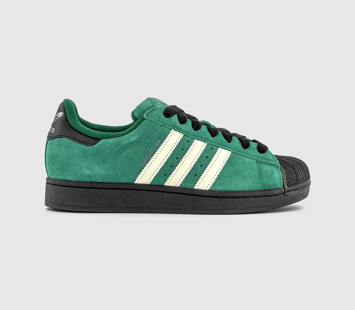adidasSuperstar Ii TrainersCollegiate Green Cream White Black