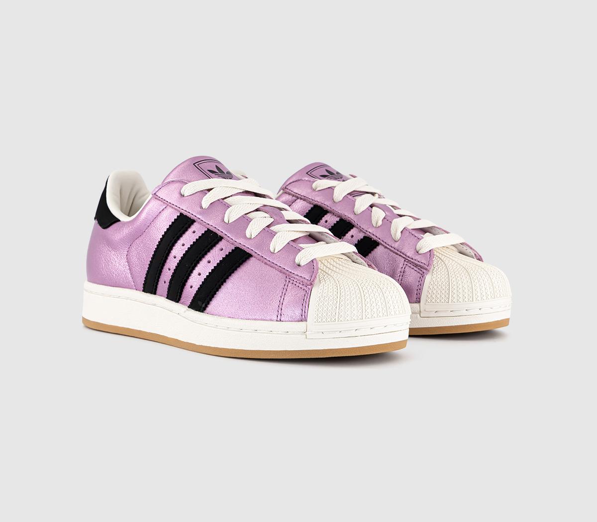 adidasSuperstar II Trainers adidasSuperstar II TrainersPreloved Purple Black Offwhte