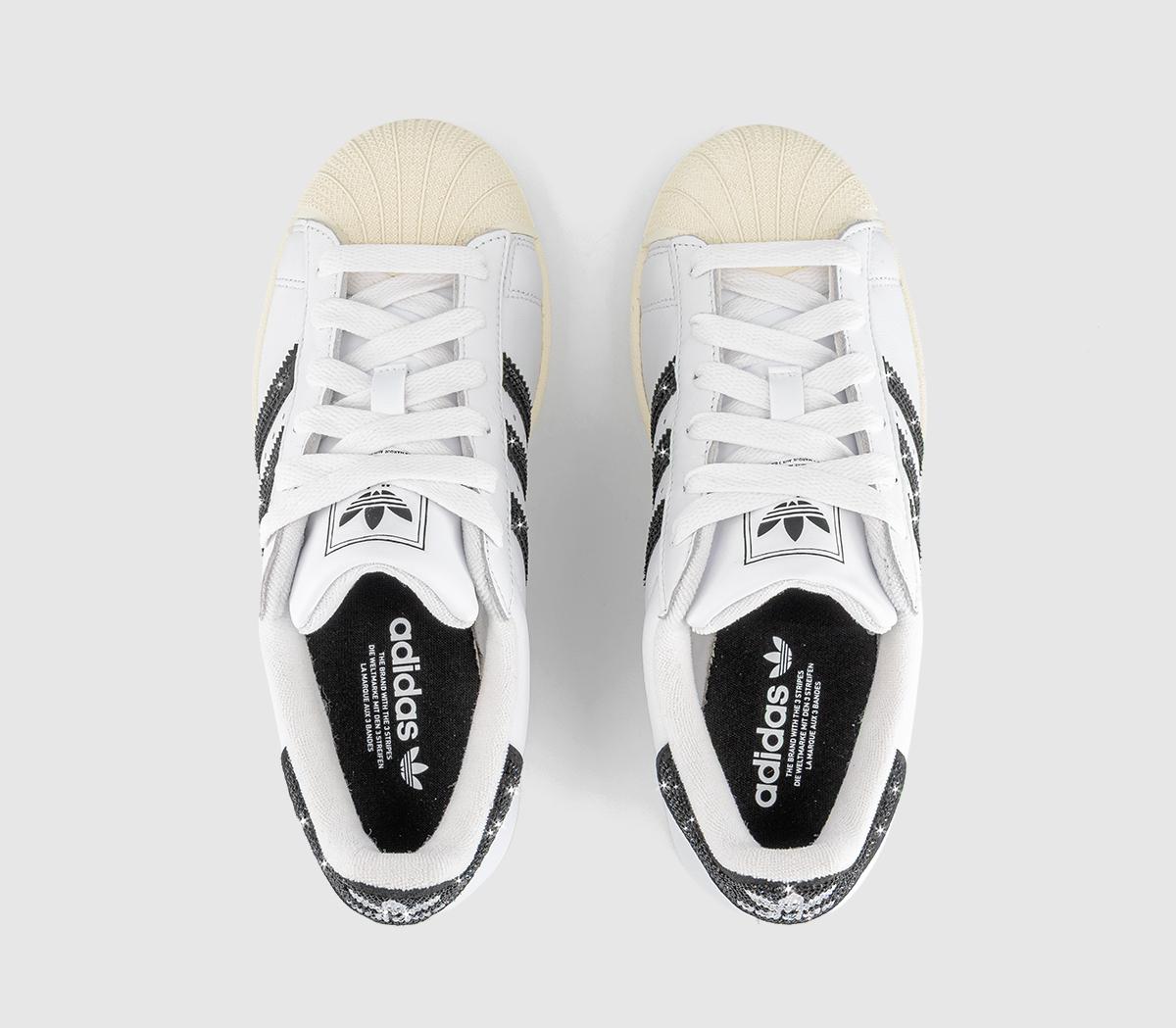 adidasSuperstar II TrainersCrystal Cream Black