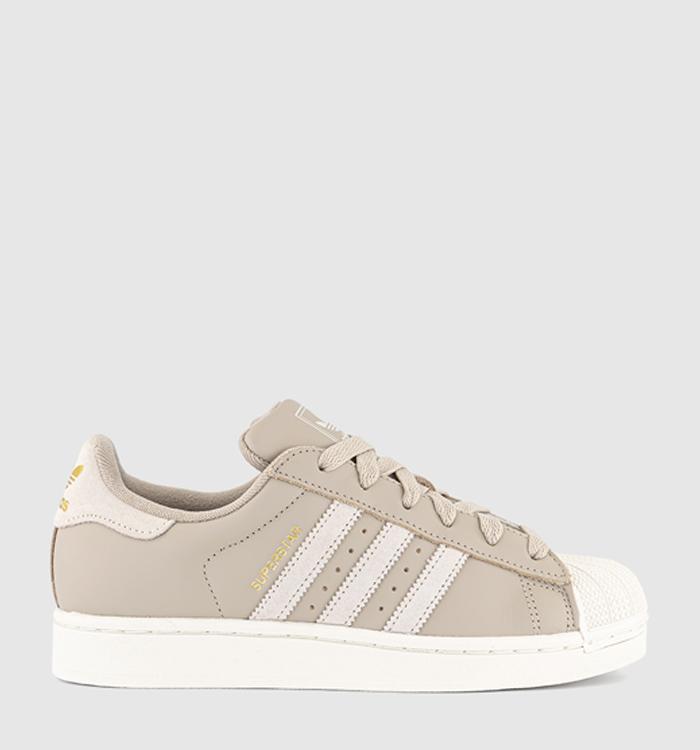 adidas Superstar II Trainers Wonder Beige Alumina White