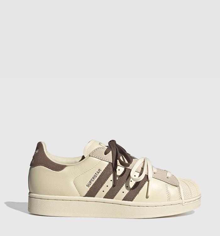 adidas Molly-Mae Superstar II Trainers Latte Cream Earth Strata